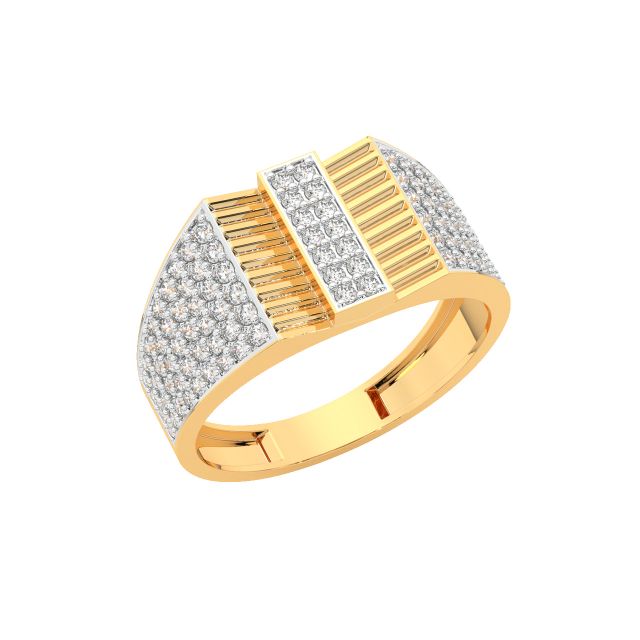 Winston Round Diamond Ring For Men